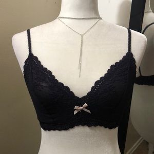 Eberjey - EUC! Dark Purple Lace Bralette